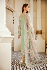 3-PC Unstitched Embroidered Chiffon Chantelle By Baroque | CH06-05